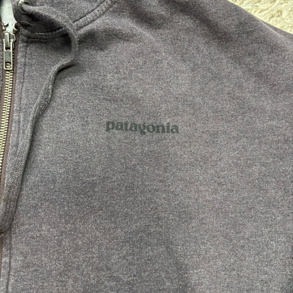 Patagonia Men's Charcoal Zip-Up Hoodie Sweater size XXL Man - Picture 5 of 10